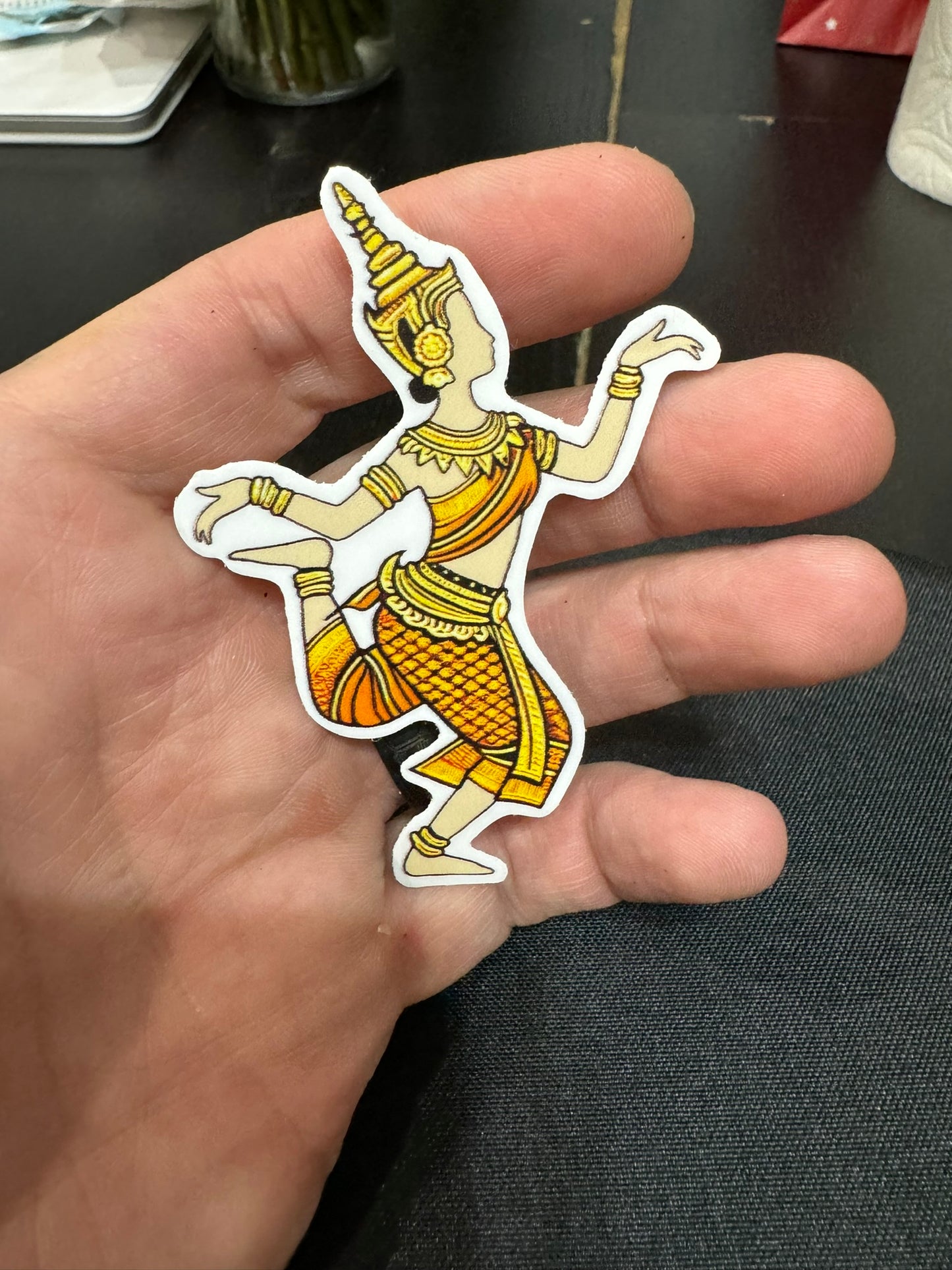 Cambodian, Khmer, Apsara, Angkor wat stickers - Choose 1-10, Vinyl and Waterproof, Multiple Designs Available