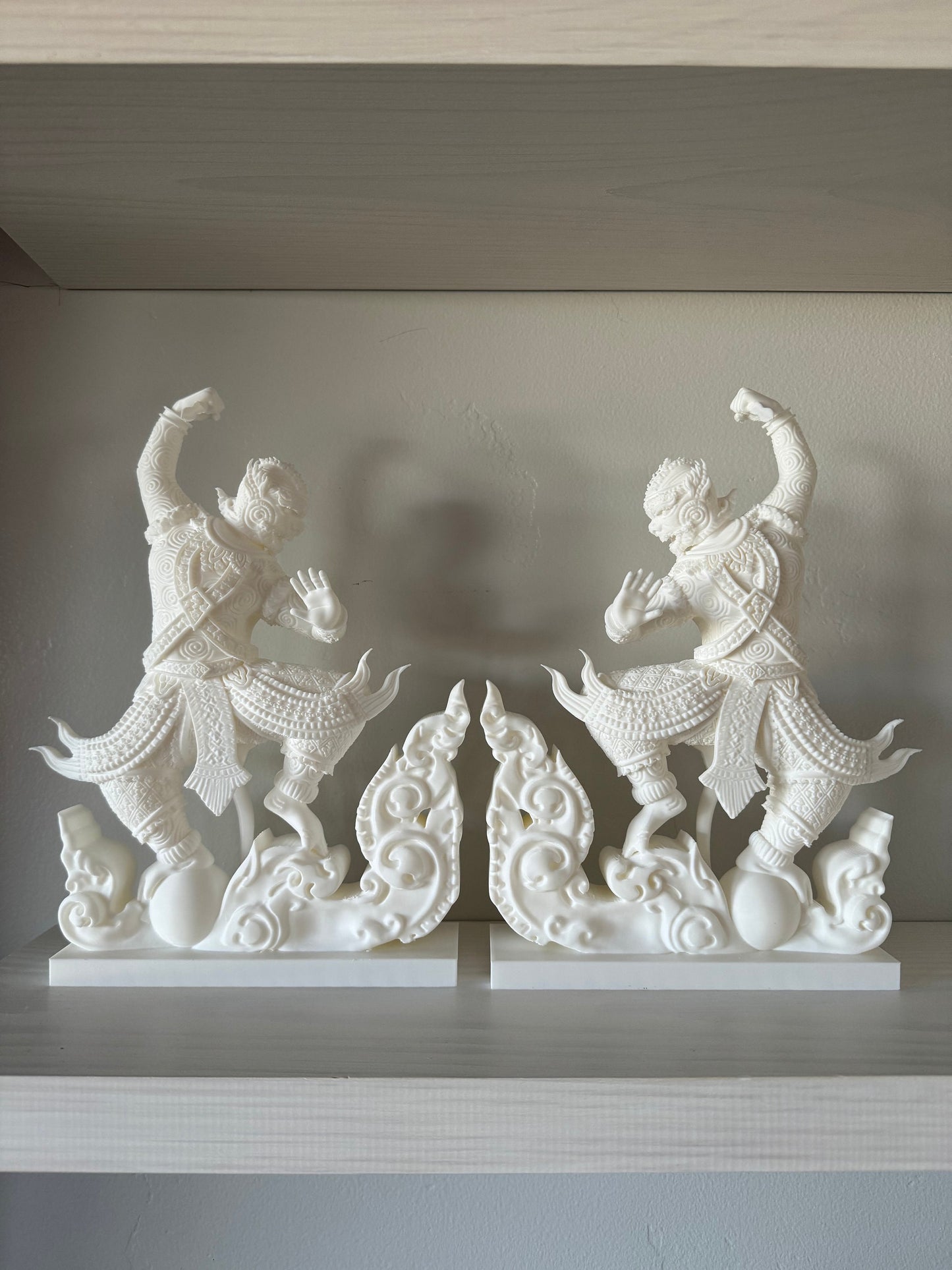 Handcrafted 3D Printed Cambodian Hanuman Statue