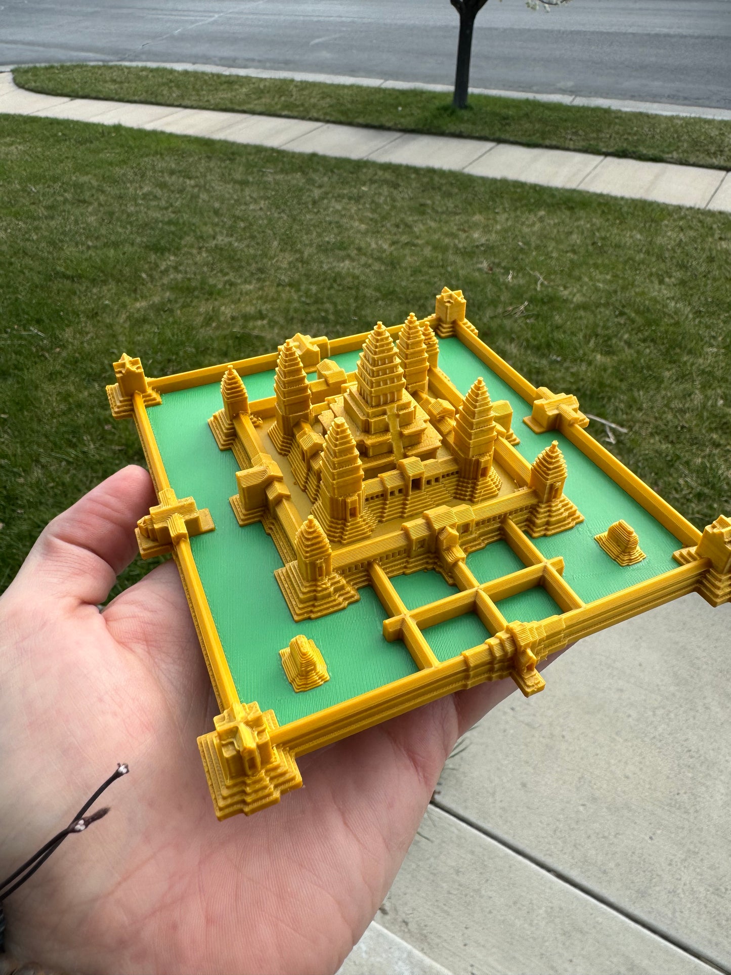 3d Printed Model of Angkor Wat in Cambodia