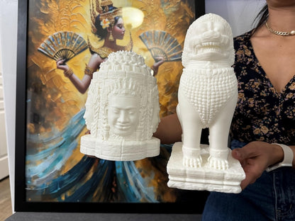 Khmer Guardian Lion Statue — photo 2