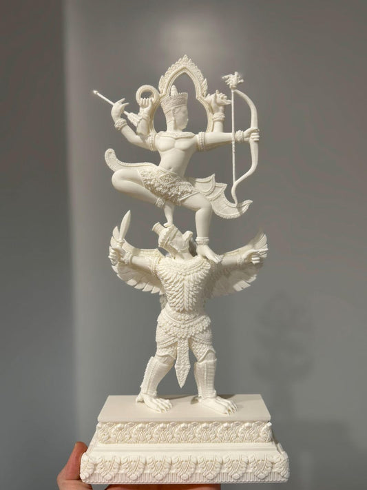 Vishnu Standing on Garuda Statue — photo 1