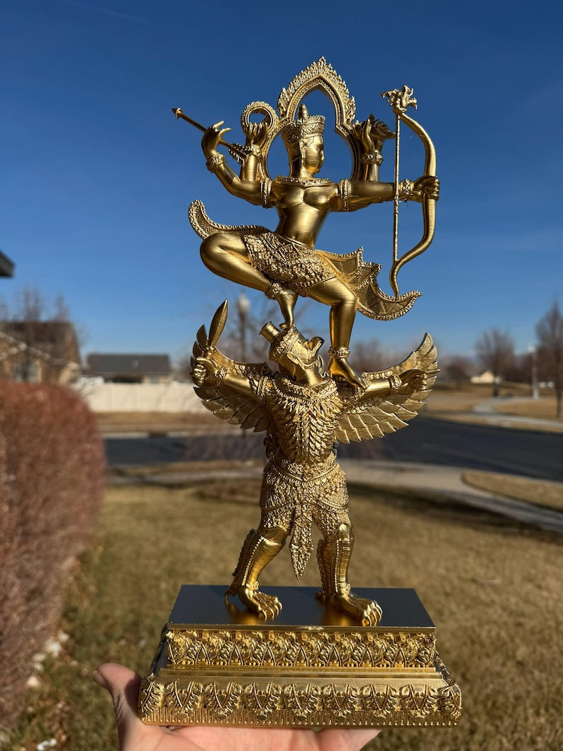 Vishnu Standing on Garuda Statue — photo 2