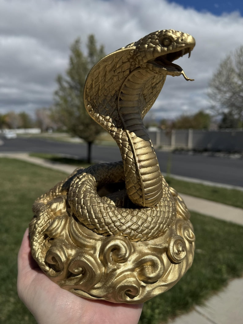 Khmer Zodiac Snake Statue — photo 2