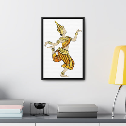 Cambodian Apsara Dancer Framed Canvas — product view 5