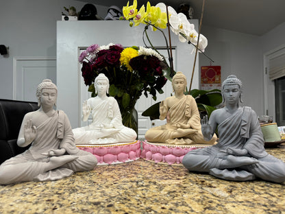 Protection Buddha Statue — Optional Lotus Base — product view 3